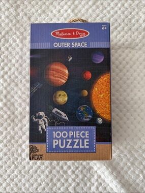 🧩🆕🚀 Melissa & Doug Outer Space 100-Piece Puzzle 🌎✨